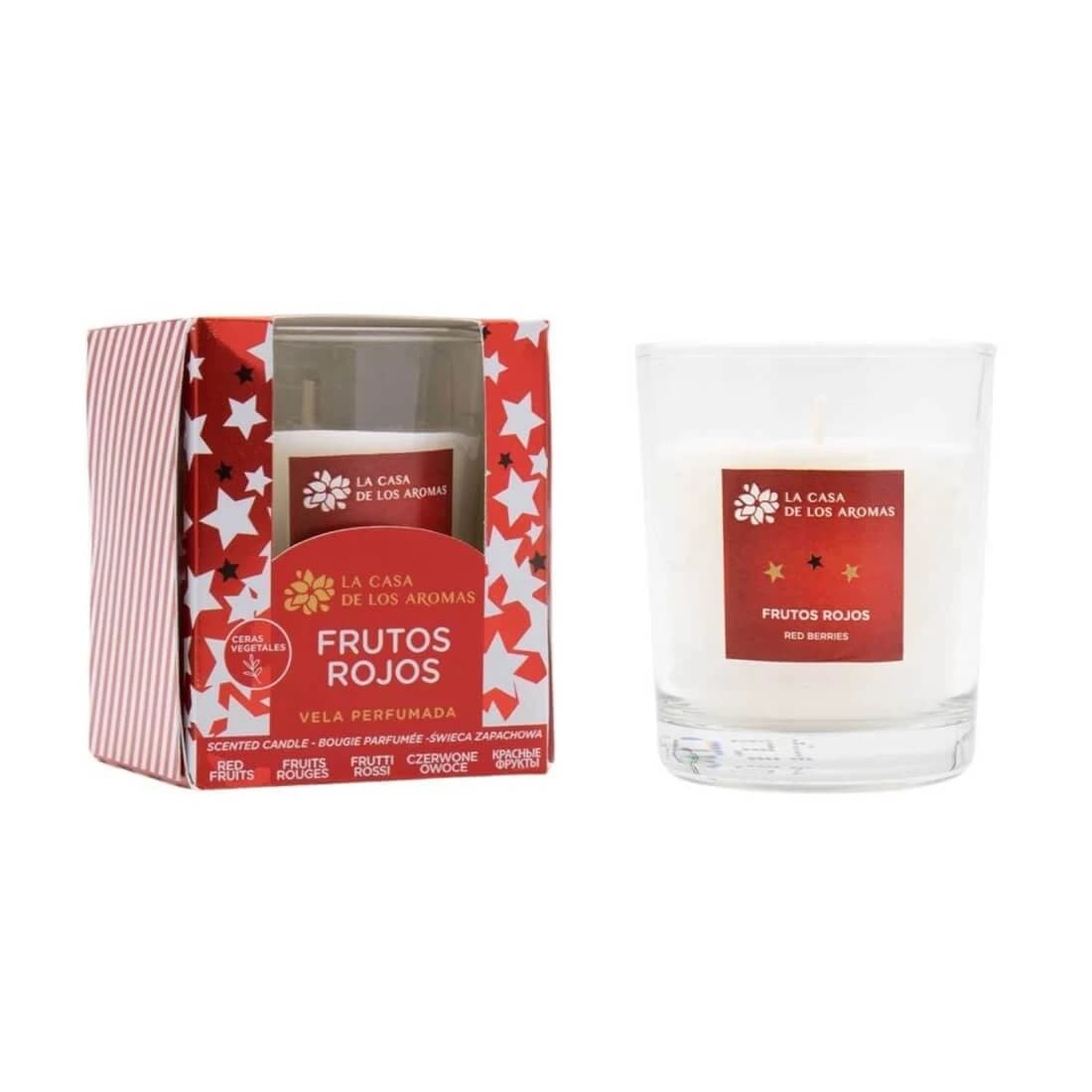 Vela perfumada La Casa de los Aromas Frutos Rojos, 120 g
