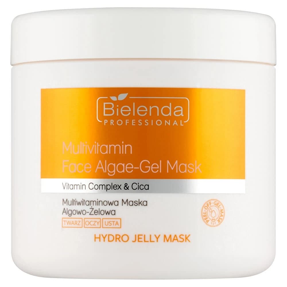 Bielenda Mascarilla Profesional Hydro Jelly Mascarilla multivitamínica en gel de algas, 190 g