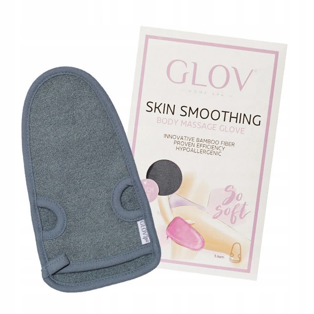 Glov Guante de Masaje Corporal Alisante Gris Liso
