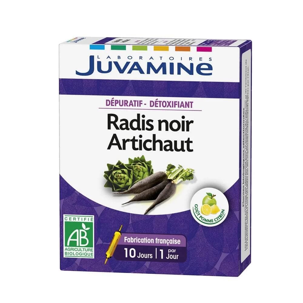 Juvamine Purificante y desintoxicante Rábano negro 10 ampollas