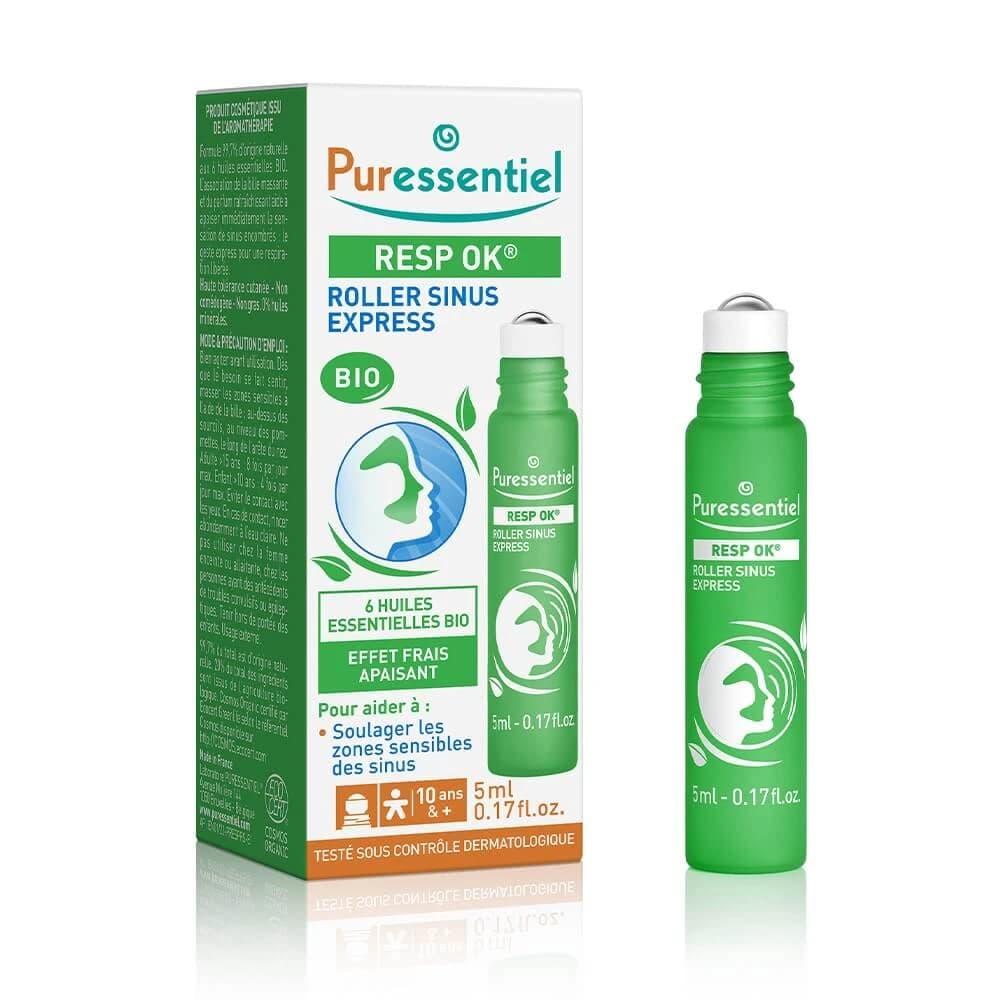 Puressentiel Roller Respiratorio Sinus Express Con 6 Aceites Esenciales Bio 6ml