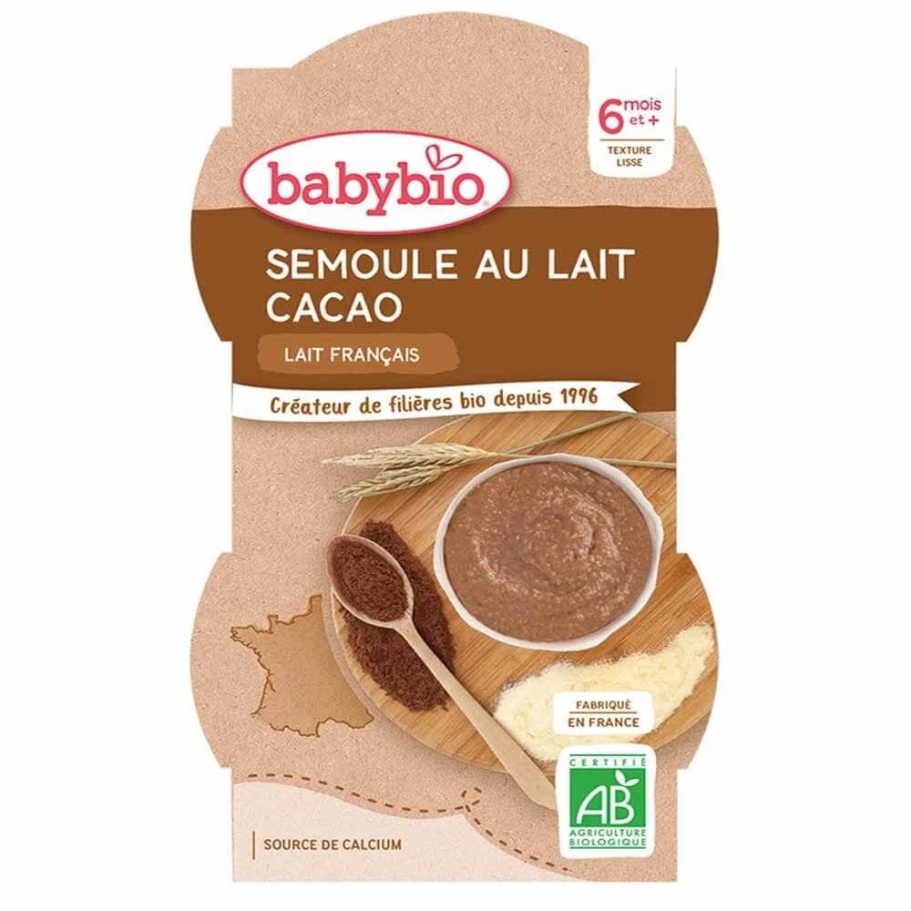 Babybio Sémola con cacao 6 meses y más 225g