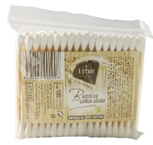 Lybar, Palitos de bambú en bolsa, 100 unidades