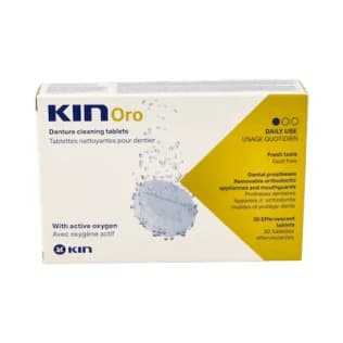 Kin Oro Tablet Limpiadoras 30u