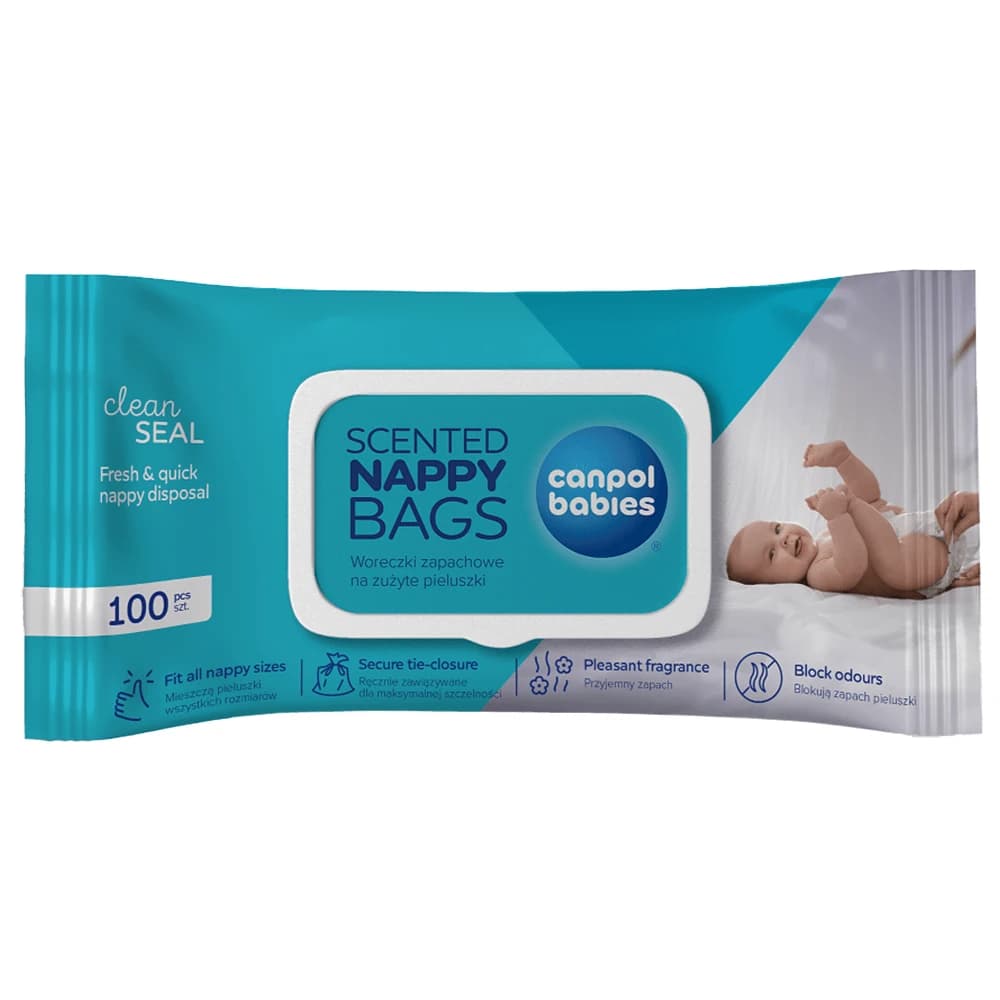 Canpol Babies, bolsas perfumadas para pañales usados, 100 unidades