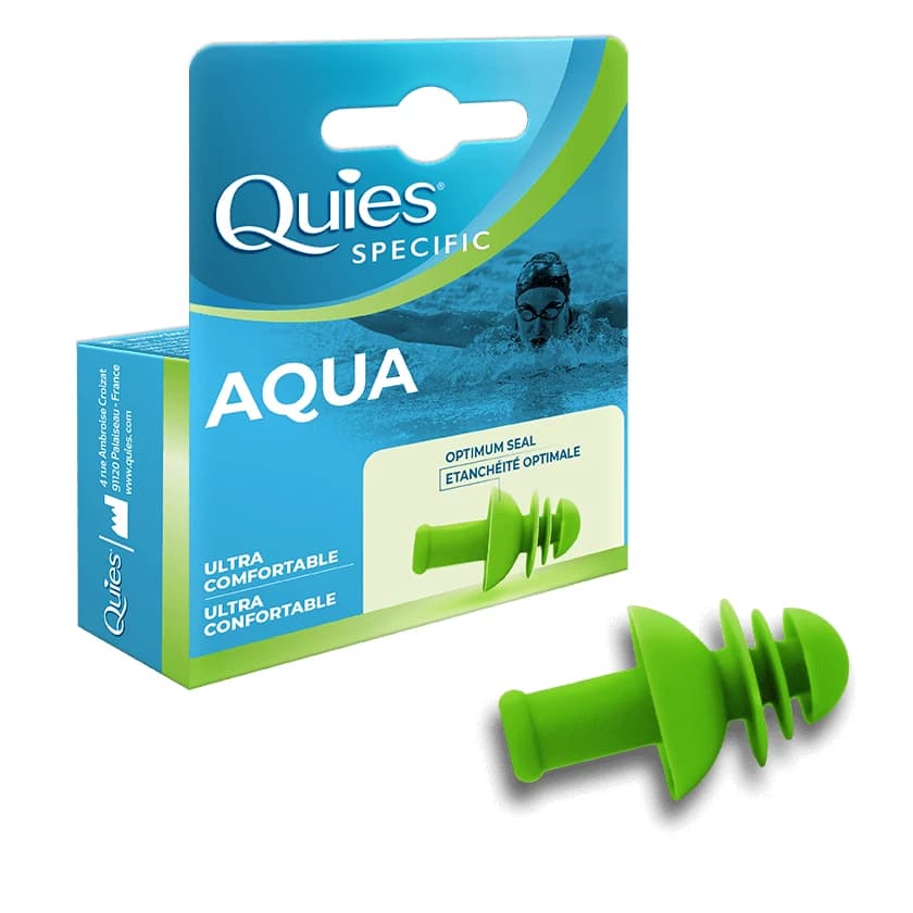Gorros de natación para adultos, 1 par, Quies