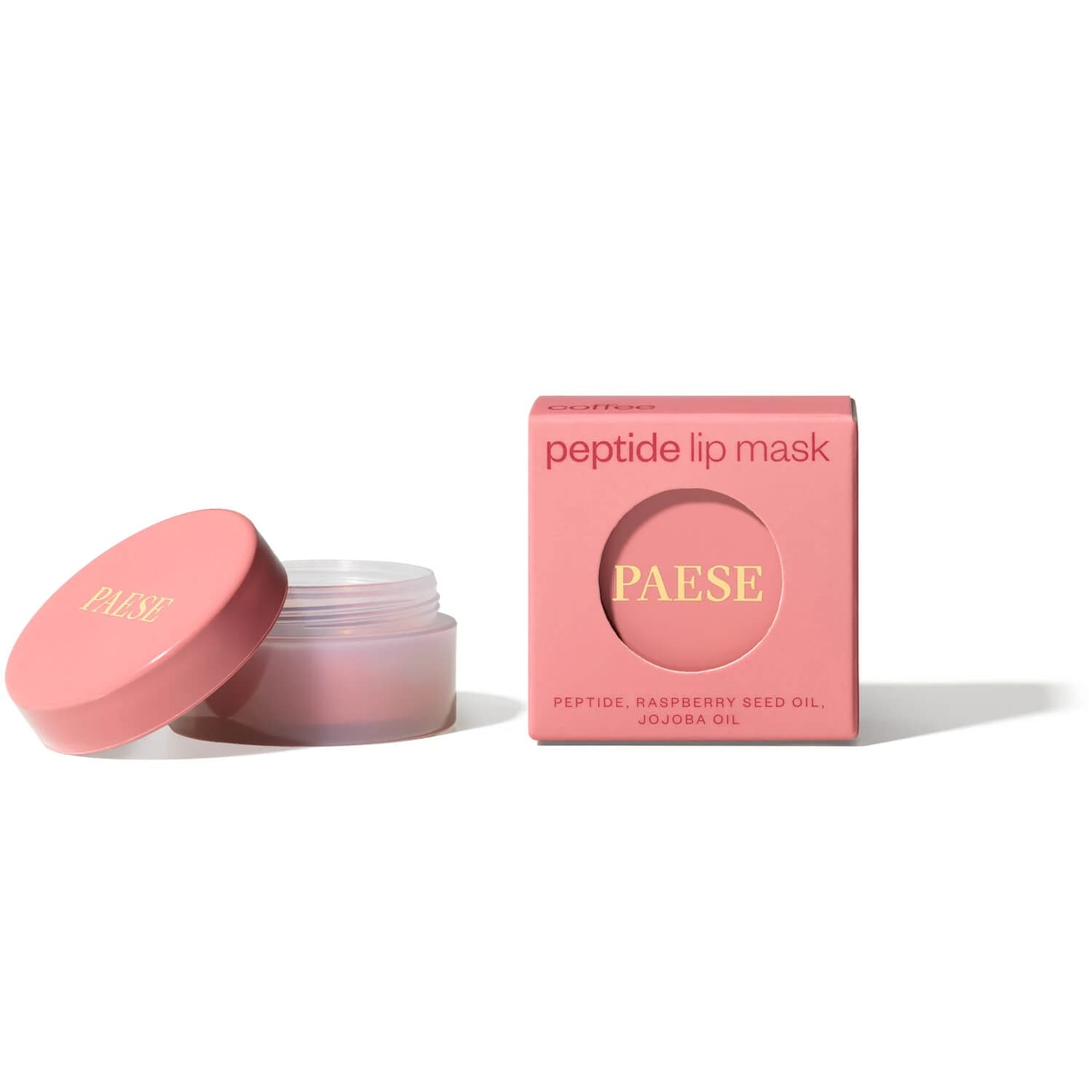 Paese, mascarilla labial peptídica, café, 10 g