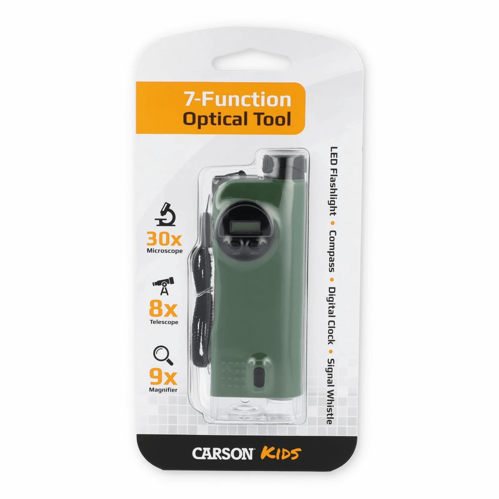 Instrumento óptico multifuncional X-Scope, Carson
