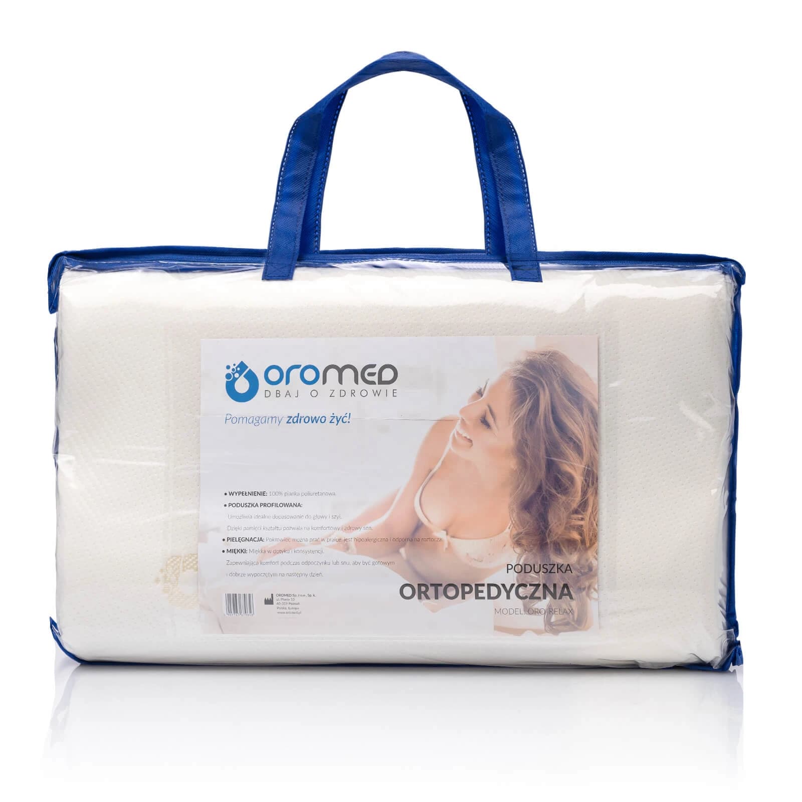 Almohada ortopédica Oromed ORO-RELAX 35x55x11/9 cm