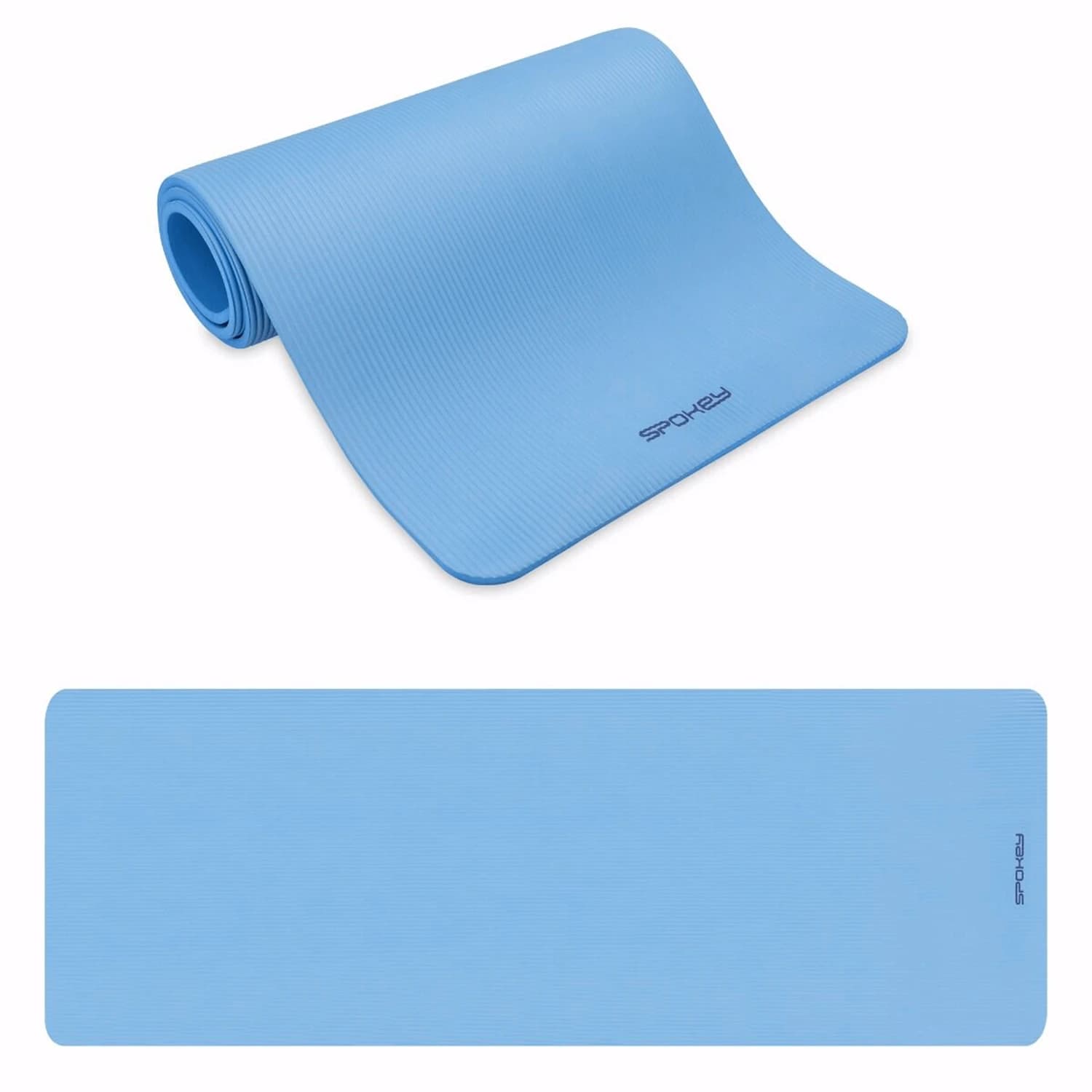Spokey Softmat, alfombrilla de ejercicios, 1 cm, azul