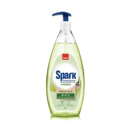Detergente para floreros Sano Spark, hierba limón, 1 L, Sano