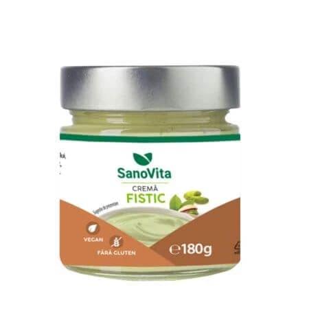Crema de pistacho 20%, 180 g, Sanovita