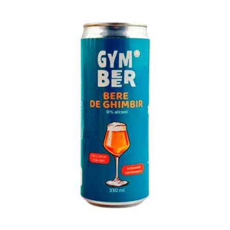 Cerveza de jengibre sin alcohol, 330 ml, Gym Beer