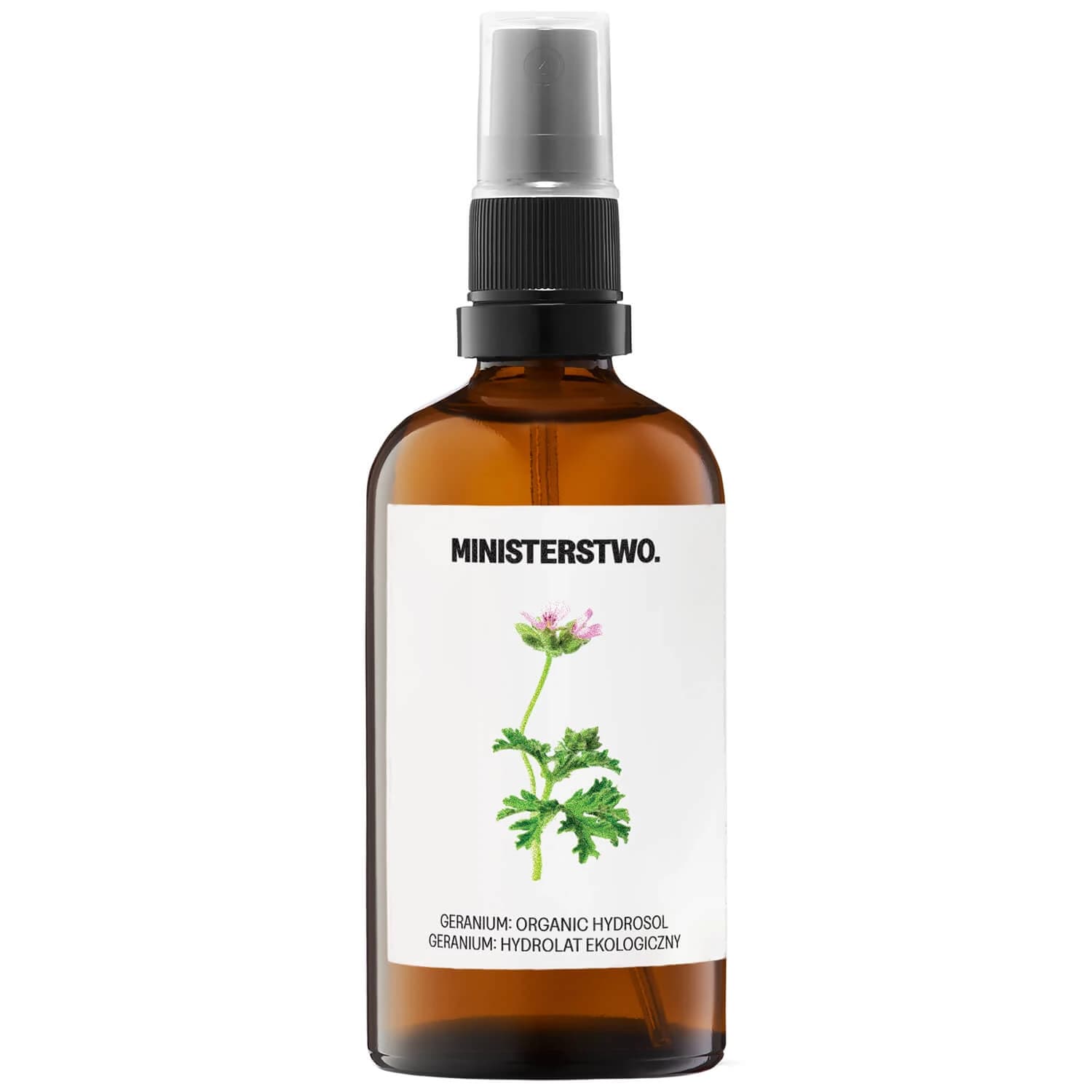 Ministerio del Buen Jabón, hidrolato orgánico, geranio, 100 ml