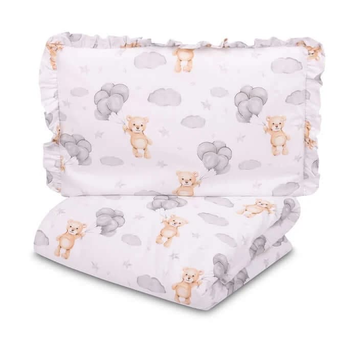 Juego de Dormitorio 2 Piezas Oso Gris 100X135 Sm Sensillo