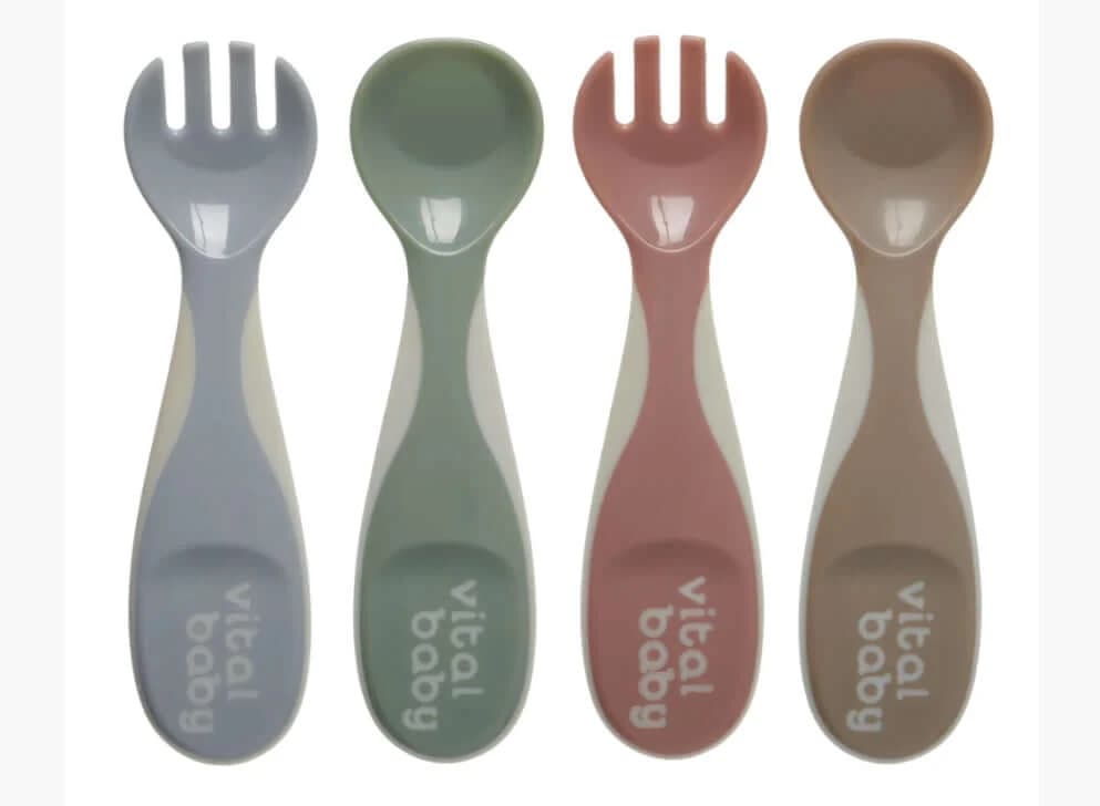 Earthsmart Vital Baby Cucharas especiales para autoalimentación