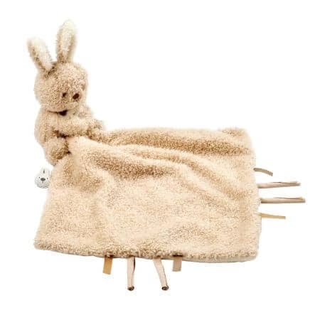 Conejito de peluche con manta, 27x27 cm, 0 meses+, Nattou