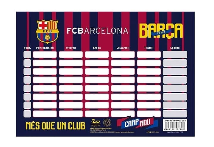 Horario FC Barcelona FC-202