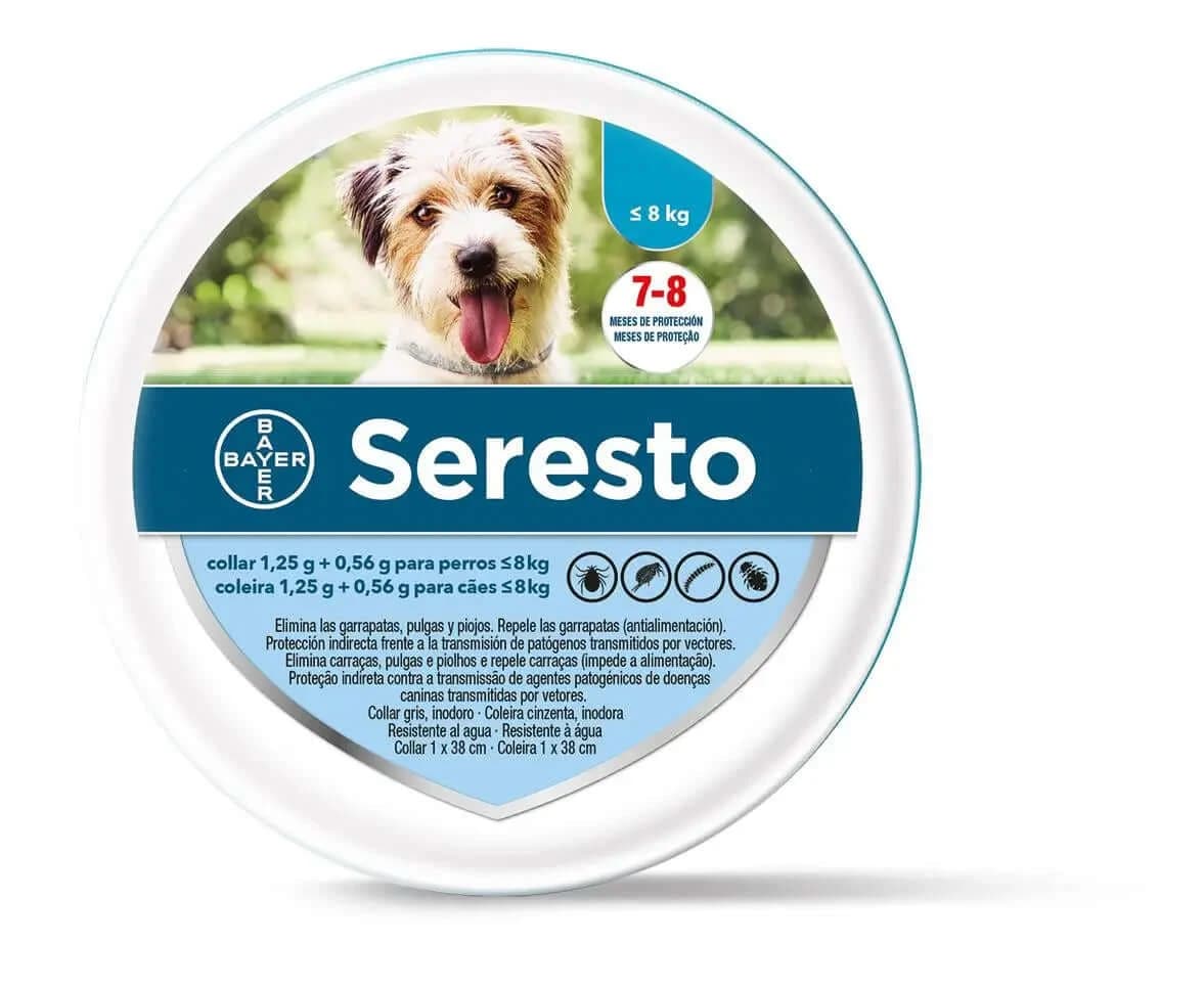 Collar para perro Seresto -8Kg Pequeño