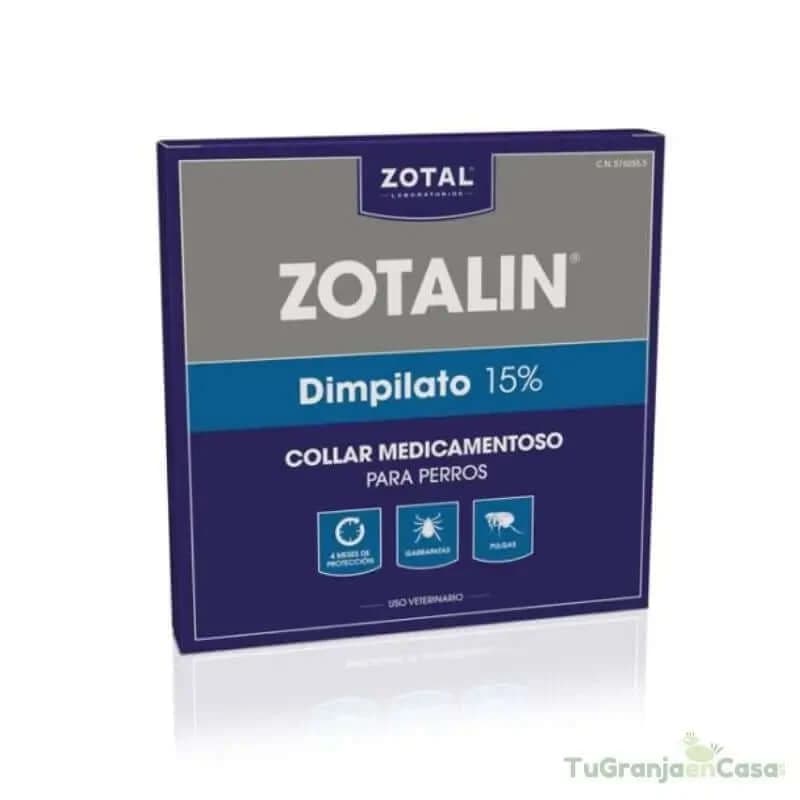 Zotal Zotalin Collar antiparasitario para perros