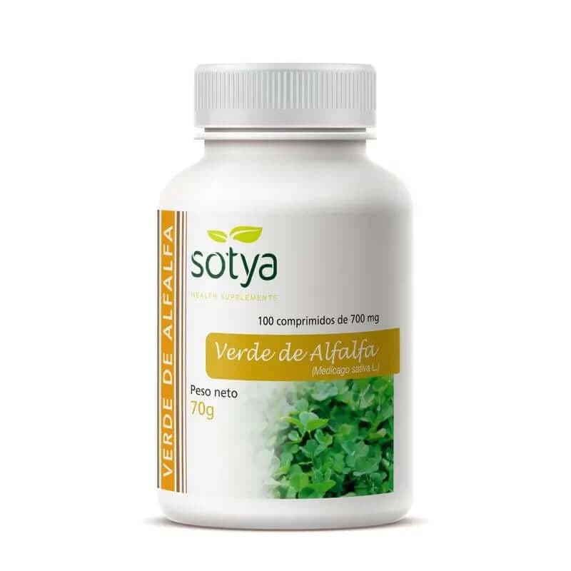Sotya Alfalfa Verde 700 Mg, 100 Comprimidos