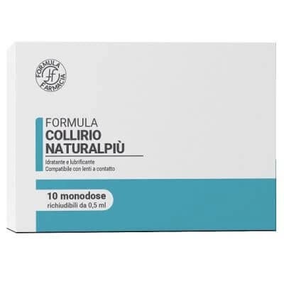 Natural Plus Colirio Fórmula sin conservantes 10 frascos 0,5 ml