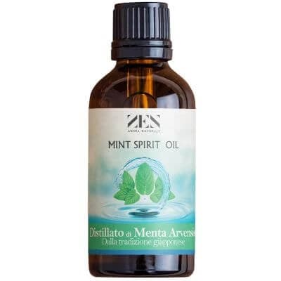 Aguardiente de menta zen aceite de menta arvensis destilado según la tradición japonesa 100 ml
