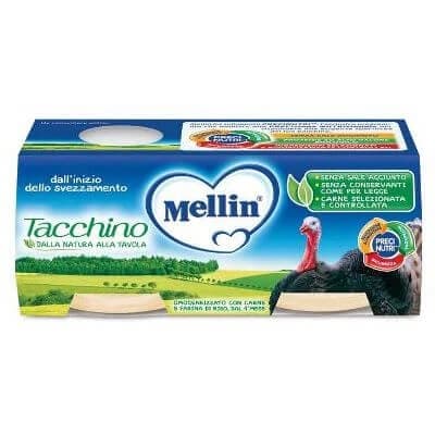 Pavo homogeneizado Mellin 2 x 80 g