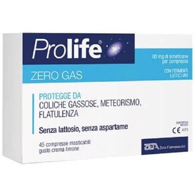 Prolife zerogas 45 comprimidos