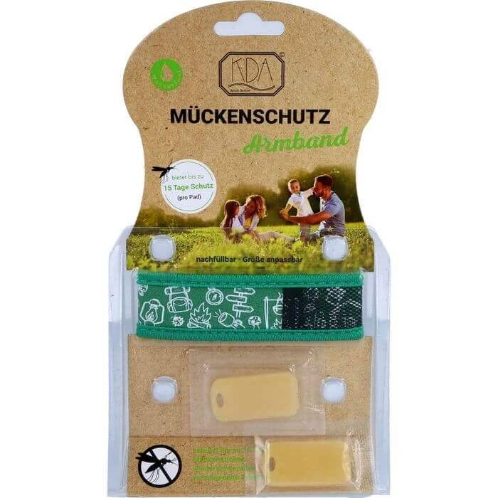 Muñequera MÜCKENSCHUTZ verde KDA 1 ud
