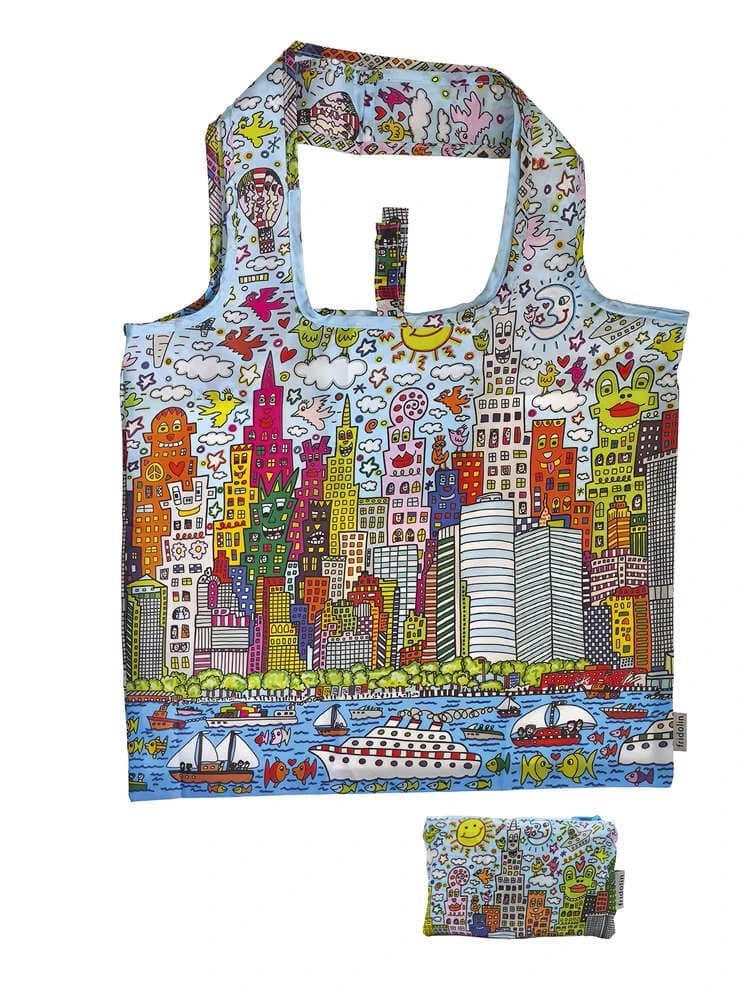 James Rizzi Mi bolsa textil de Nueva York, Fridolin