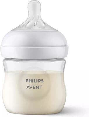 AVENT Natural Response Biberón de plástico para 0+ meses, blanco 125ml [SCY900/01]