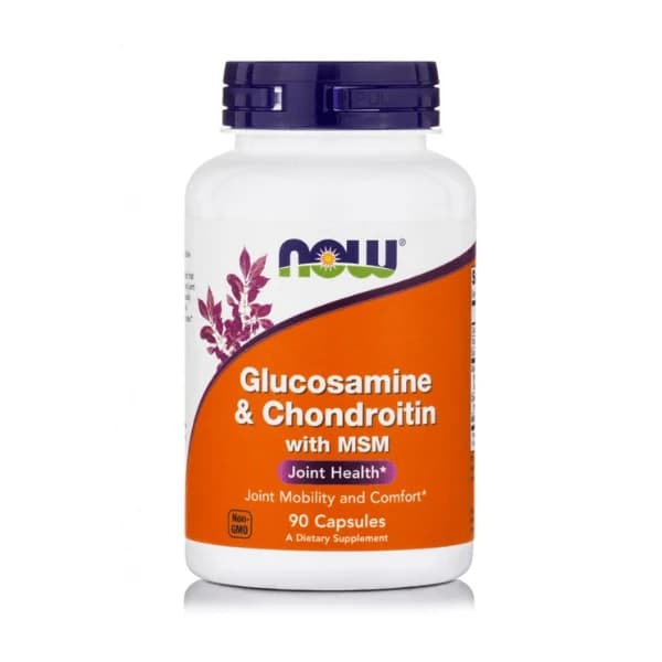 Now | Glucosamina y Condroitina con MSM | 90cápsulas