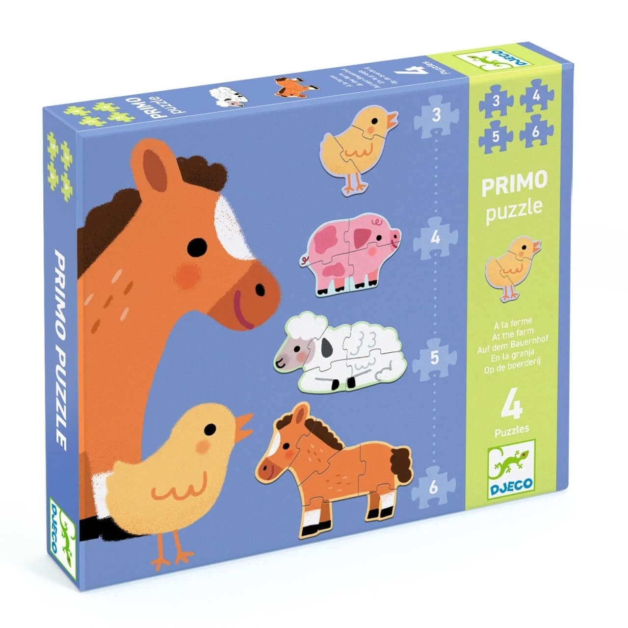 Puzzle progresivo La Granja, Djeco