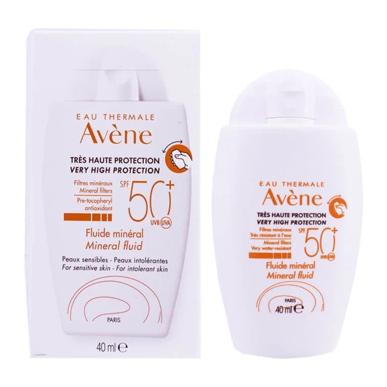 AVENE FLUIDO MINERAL SPF 50+ 40 ML PARA PIELES SENSIBLES