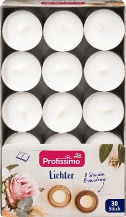 Profissimo Vela pastille, tiempo de combustión 8H, 30 piezas