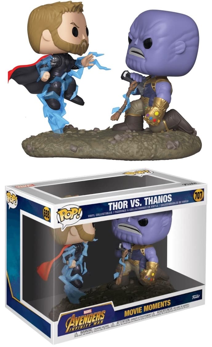 Pack Figuras Funko Pop Thor & Thanos Infinity War