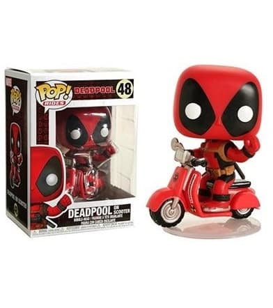 Figura Funko Pop Deadpool en moto