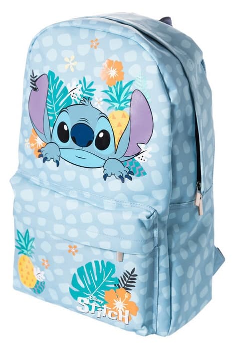 Mochila Stitch Tropical celeste 42cm