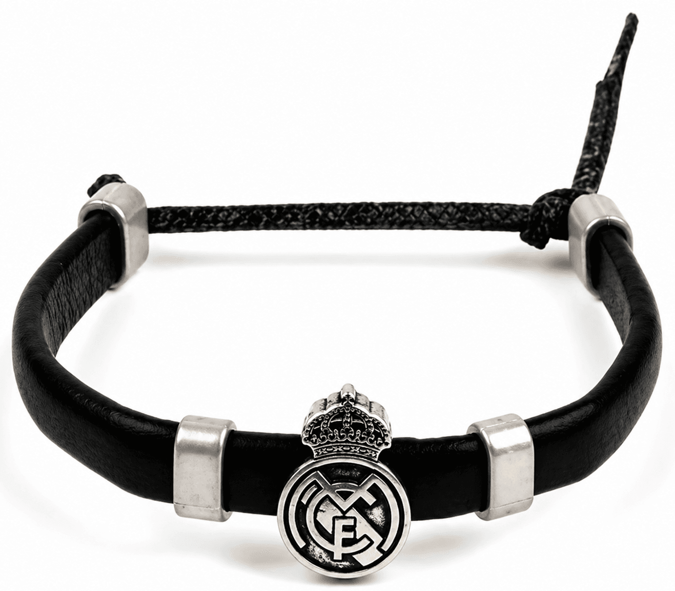 Pulsera cuero Real Madrid