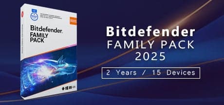 Bitdefender Family Pack 2025 (2 Years / 15 Devices)
