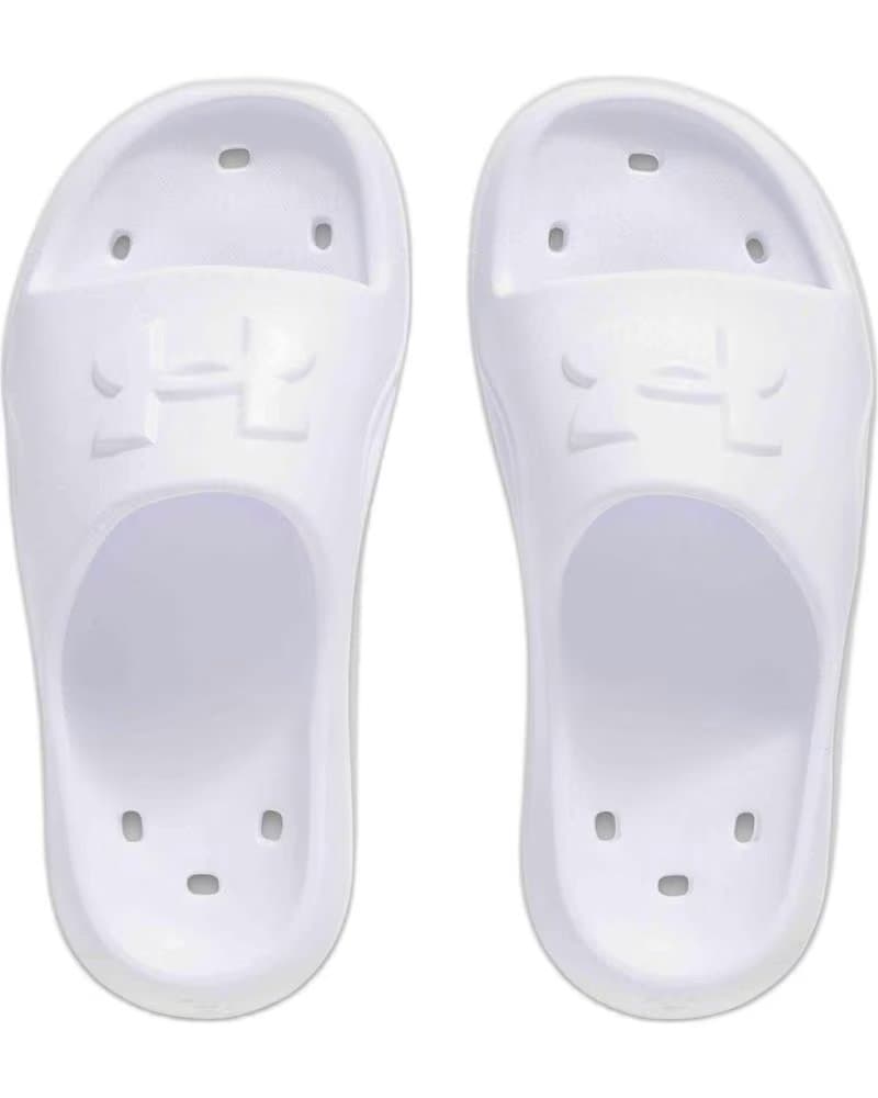 Chanclas de Mujer UNDER ARMOUR SANDALIAS LOCKER V SLIM FIT PARA MUJER EN COLOR BLANCO