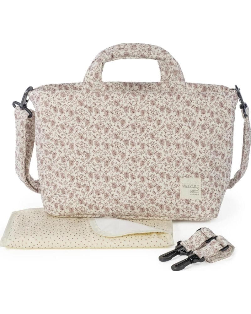 WALKING MUM BOLSO MATERNAL WALKING MUM CON CAMBIADOR Y ACCESORIOS ROSA