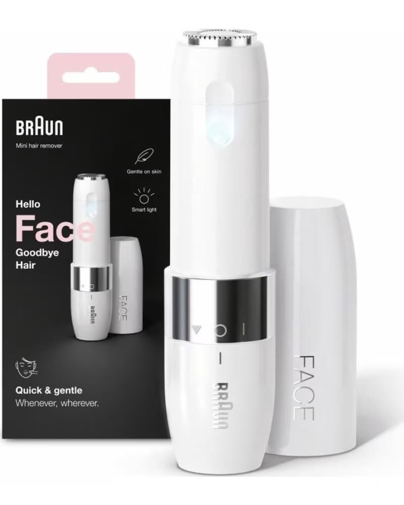 BRAUN MINI DEPILADORA FACIAL FS1000 CON BATERÍA