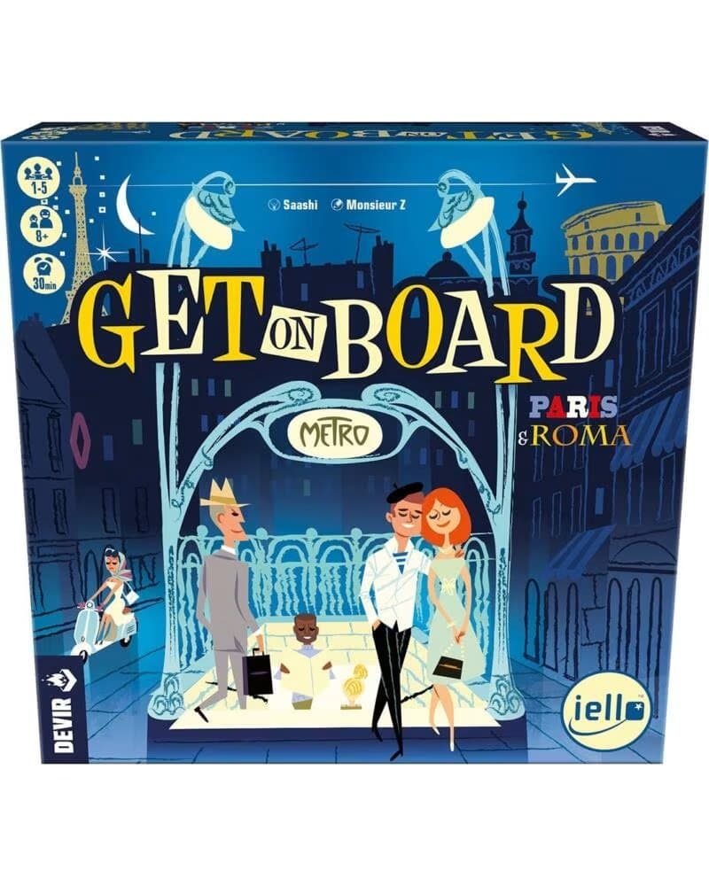 DEVIR JUEGO DE MESA GET ON BOARD PARÍS & ROMA
