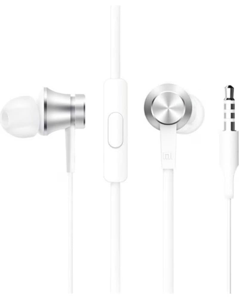 XIAOMI AURICULAR MI IN-EAR HEADPHONES BASIC JACK 35MM - PLATA