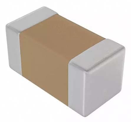 KEMET Condensador cerámico multicapa, 5.1 nF, ±5 %, 50V dc, Superficie, C0G dieléctrico