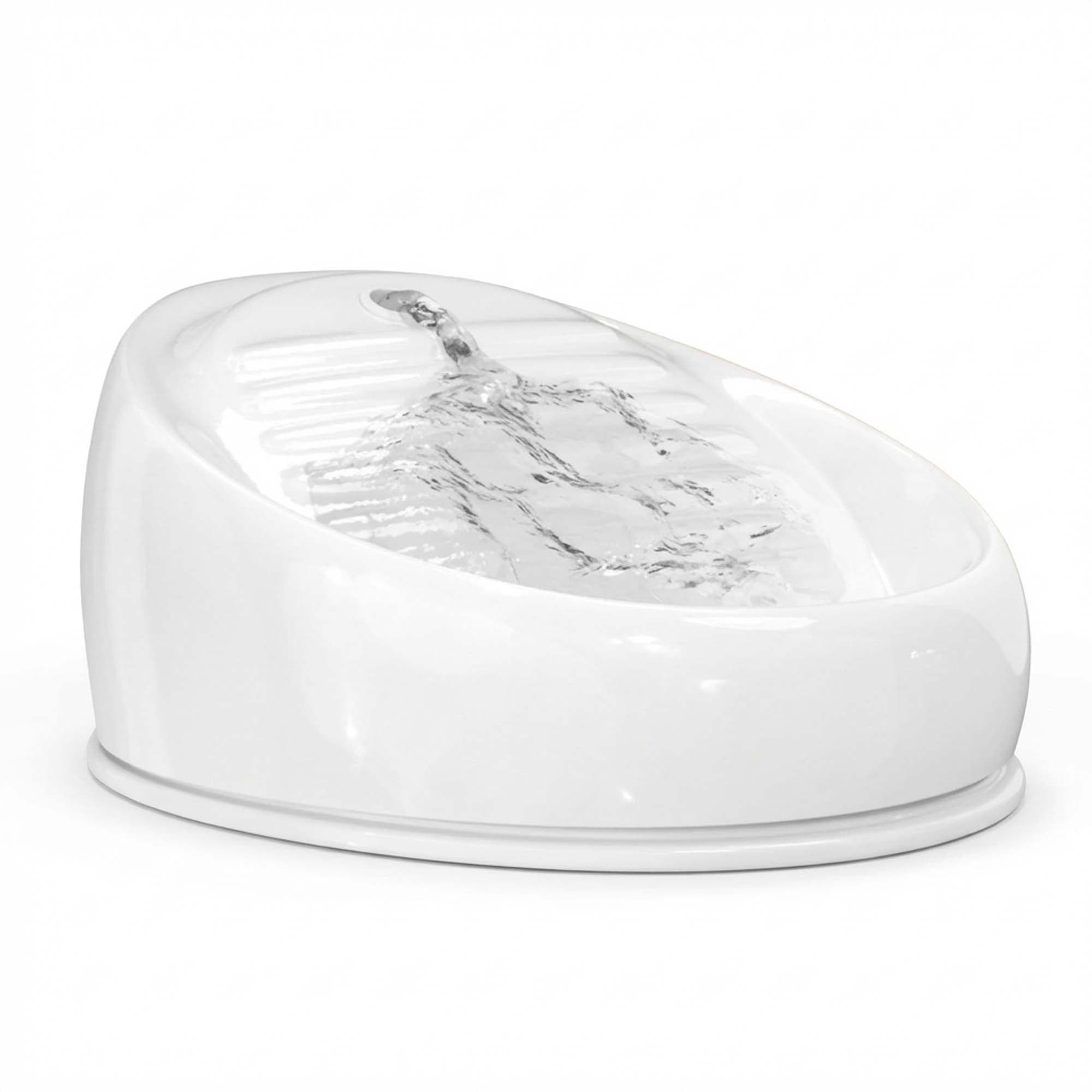 Bebedero fuente Lucky Kitty - Fuente 1,5 l, blanca