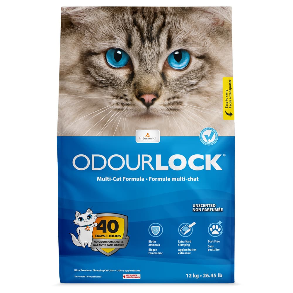 ODOURLOCK Sem aroma areia aglomerante para gatos  - 12 kg