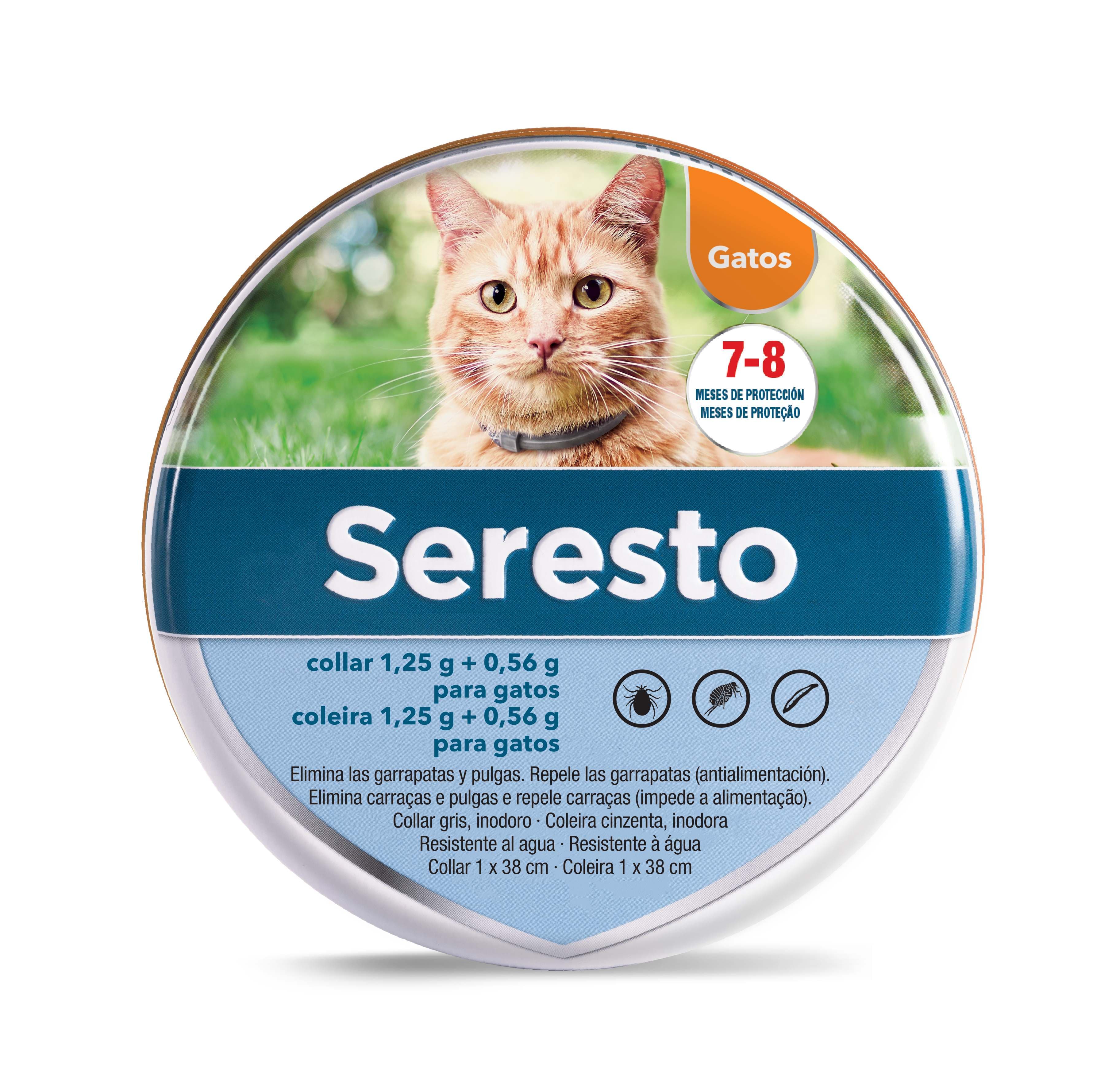 Seresto collar antiparasitario para gatos - 2 x 38 cm